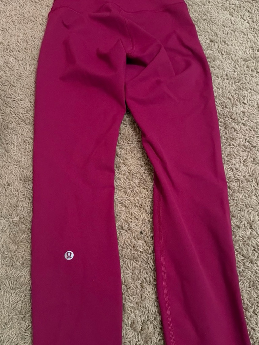 lululemon athletica Girls' Pink Berry Active Leggings